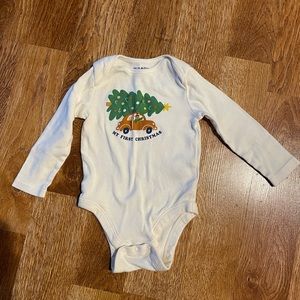 EUC - My First Christmas Onesie 12-18 Months